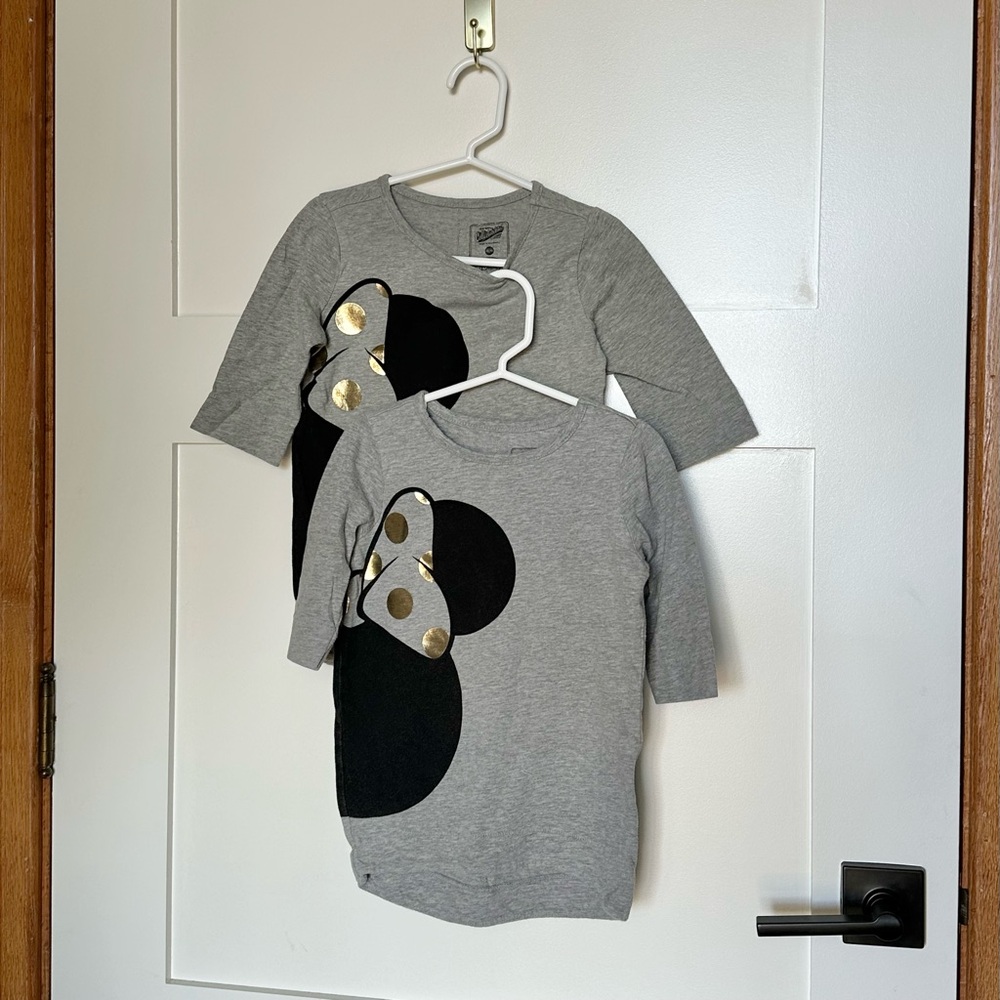 Minnie Mouse Tunic Grey Toddler T-Shirts Old Navy Collectables Disney